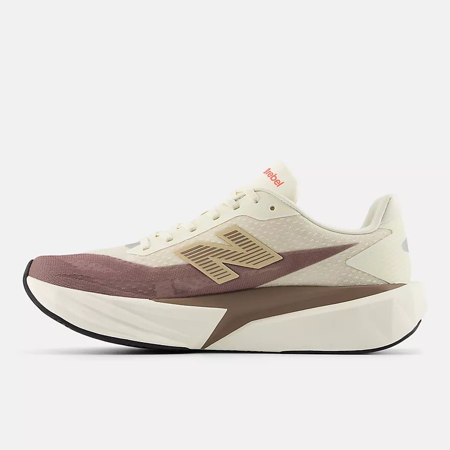 New Balance Women's FuelCell Rebel v5 | Angora with Earth Shadow and Sea Salt - Interval Running