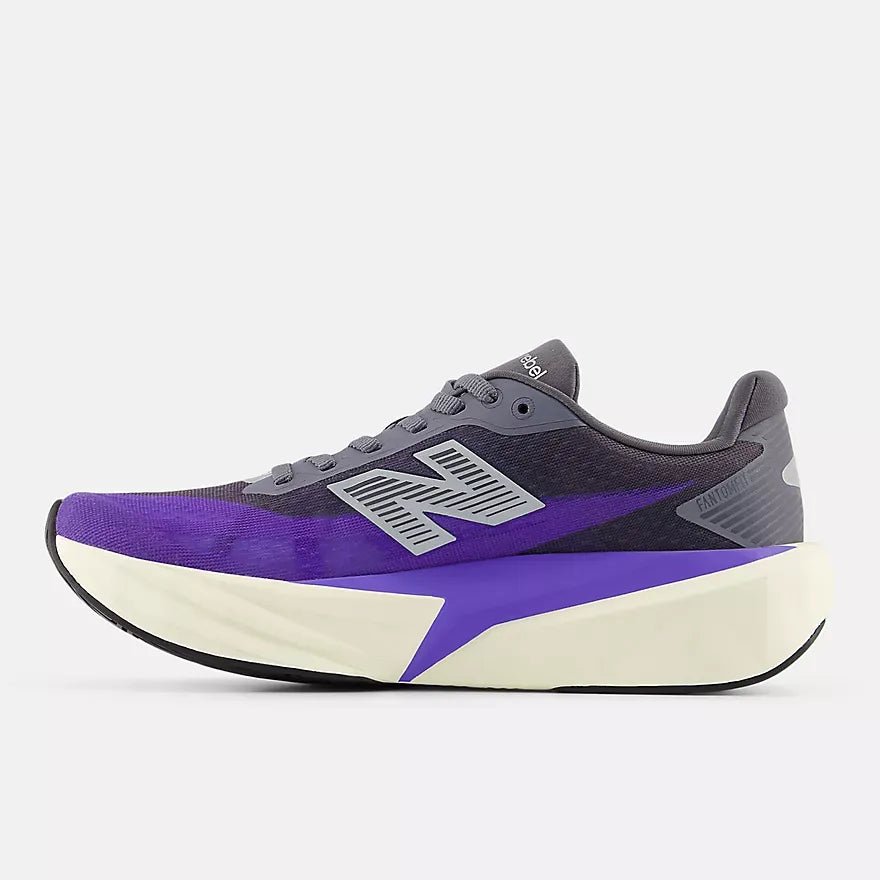New Balance Women's FuelCell Rebel v5 | ELECTRIC INDIGO / TRUFFLE SALT - Interval Running