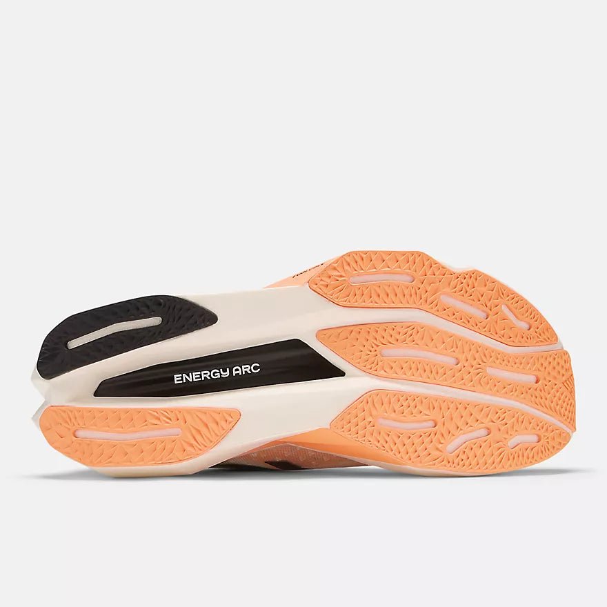 New Balance Women's FuelCell Supercomp Elite v4 – White with Angora and Hot Mango - Interval Running