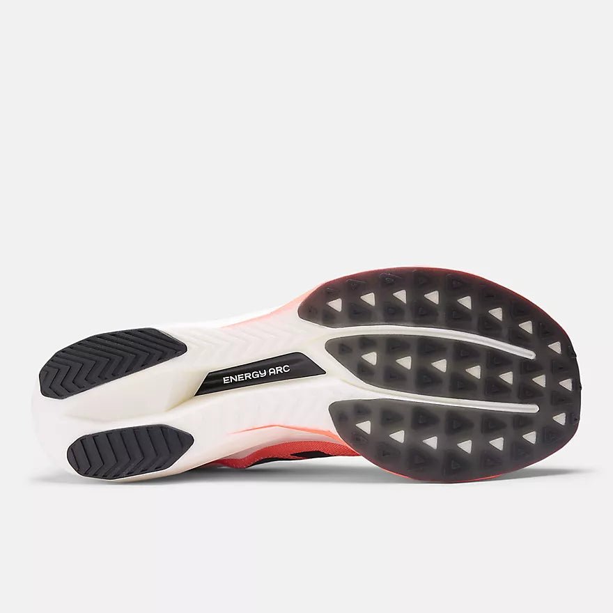 New Balance Women's FuelCell Supercomp Elite v5 - Urgent Red with Black and White - Interval Running