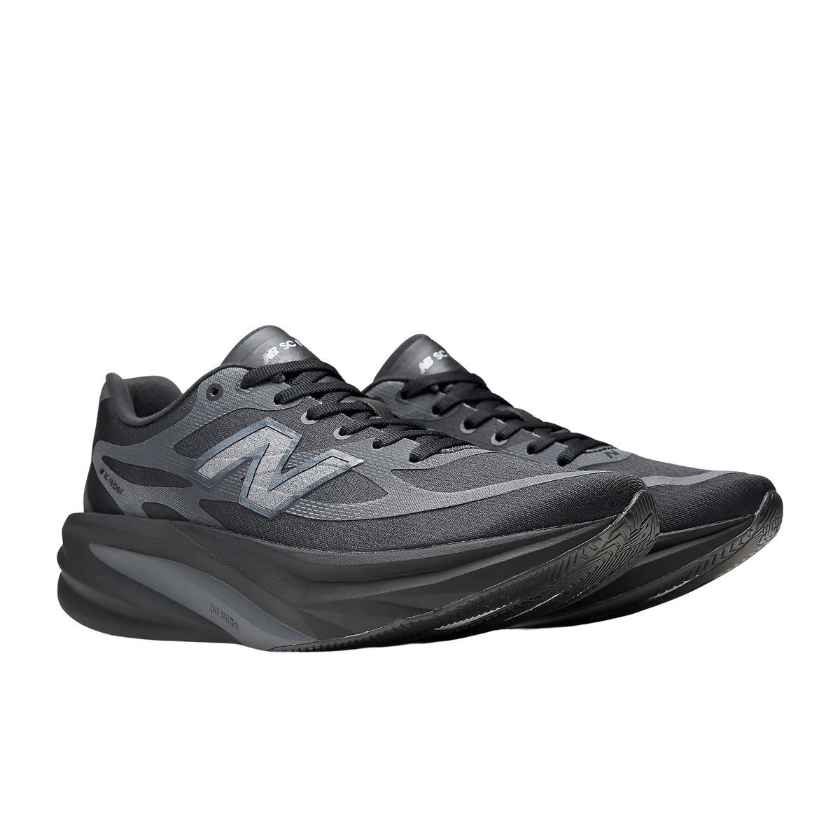New Balance Women's SuperComp Rebel – Black with Magnet - Interval Running