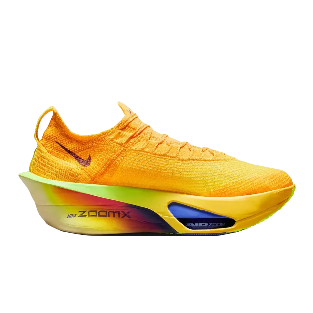 Nike Air Zoom Alphafly Next% 3 Women's Running Shoes – Laser Orange / Indigo Burst / Citron Pulse - Interval Running