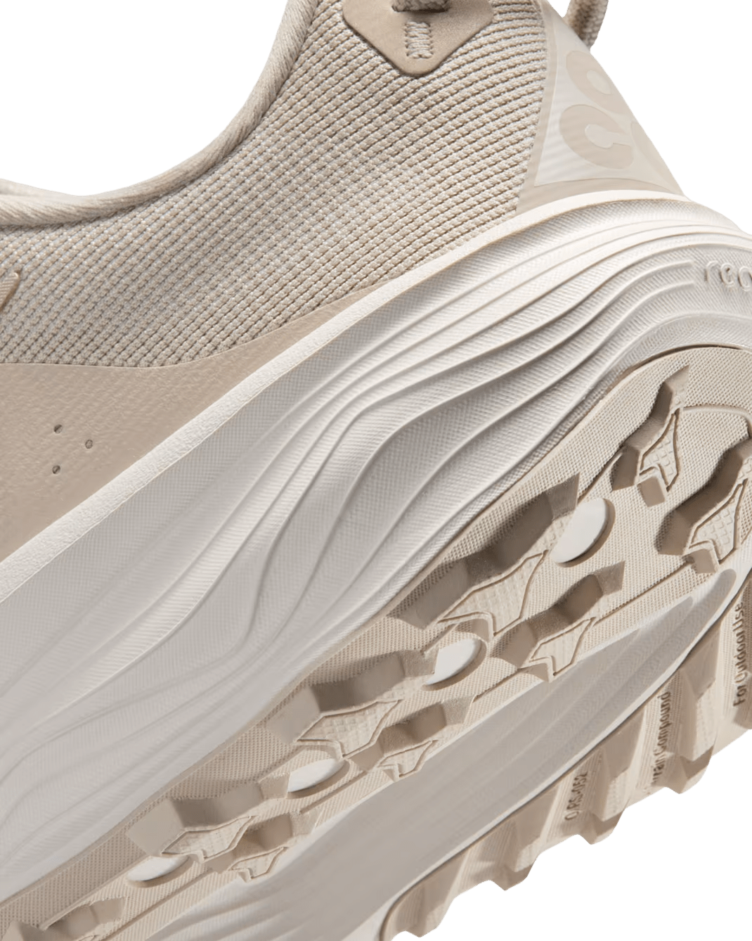 Nike Mens ACG Pegasus Trail – Cream II/Light Orewood Brown/Safety Orange/Cream II - Interval Running