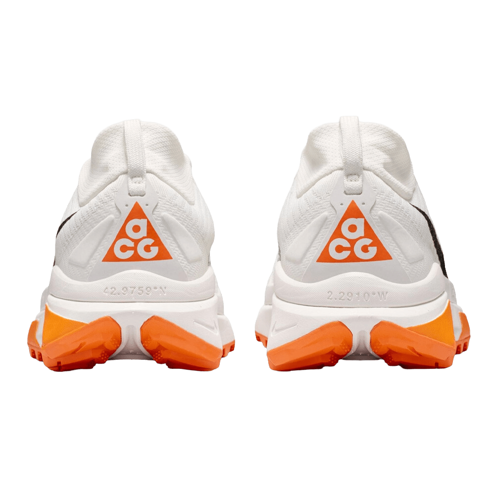 Nike Men's ACG Zegama - Summit White / Phantom / Safety Orange / Black - Interval Running