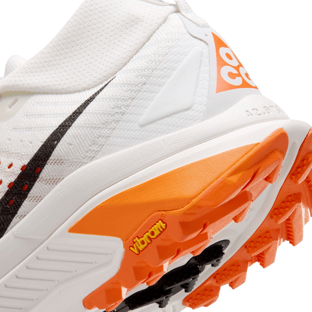 Nike Men's ACG Zegama - Summit White / Phantom / Safety Orange / Black - Interval Running