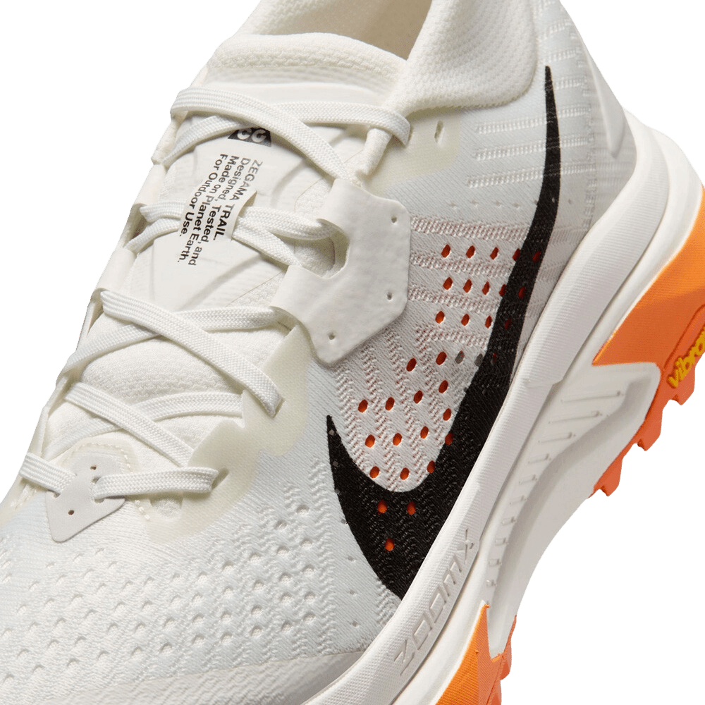 Nike Men's ACG Zegama - Summit White / Phantom / Safety Orange / Black - Interval Running