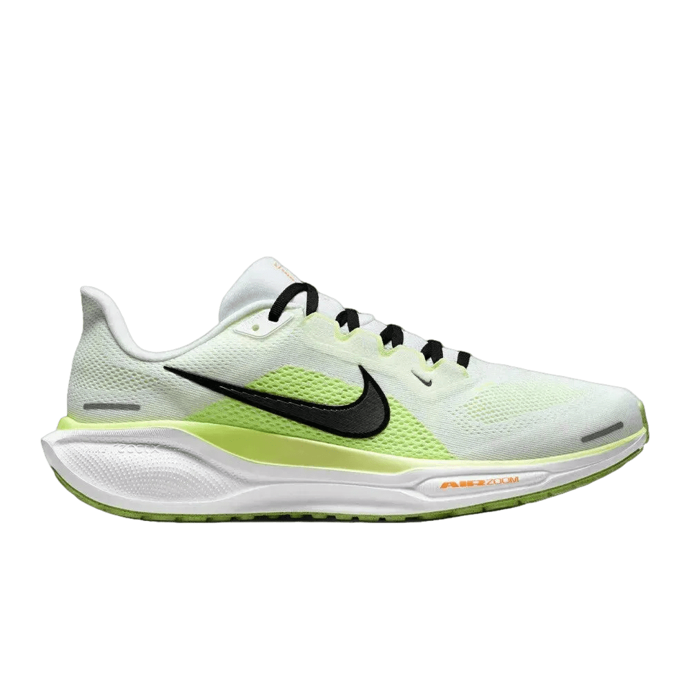 Nike Men's Pegasus 41 - White / Black / Volt Ice / Barely Volt - Interval Running