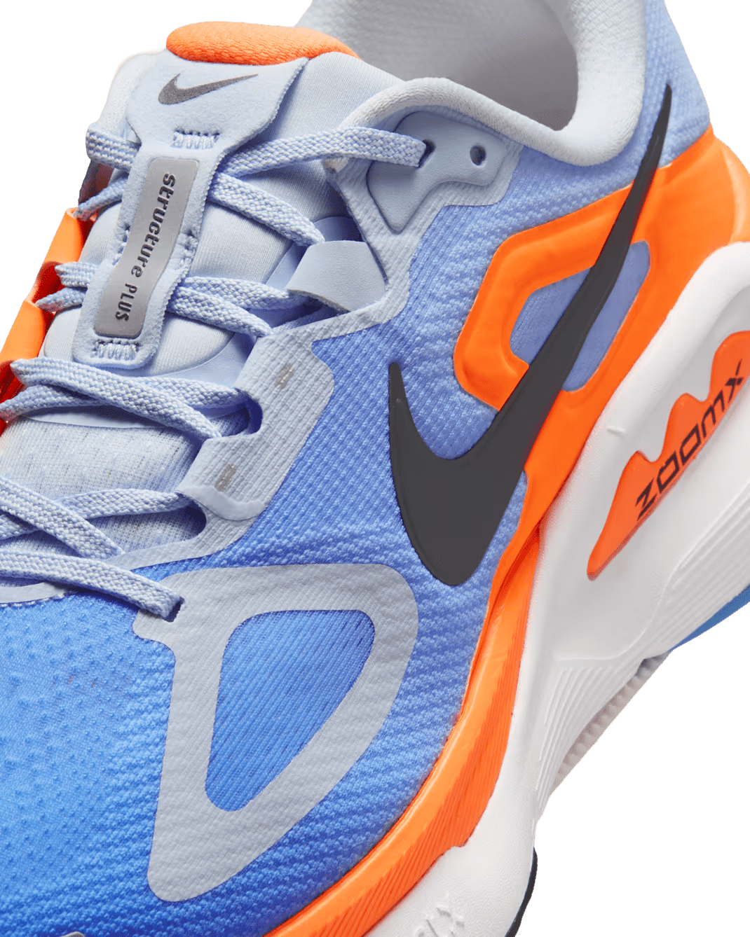 Nike Men's Structure Plus – Hydrogen Blue / Off Noir - Interval Running