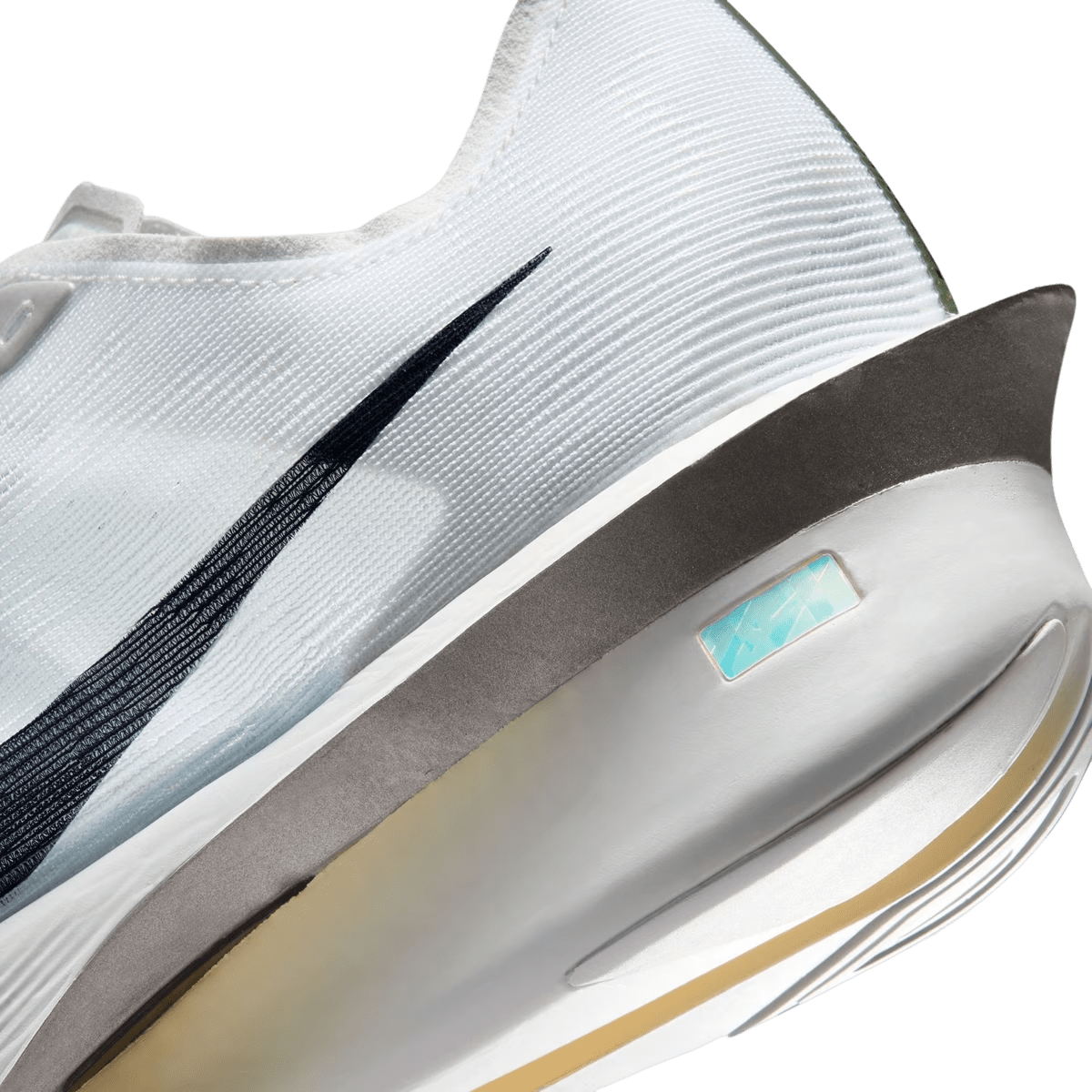 Nike Men's Vaporfly 4 Next% – Spruce Aura/Grey Fog/Ice Peach/Dark Obsidian - Interval Running
