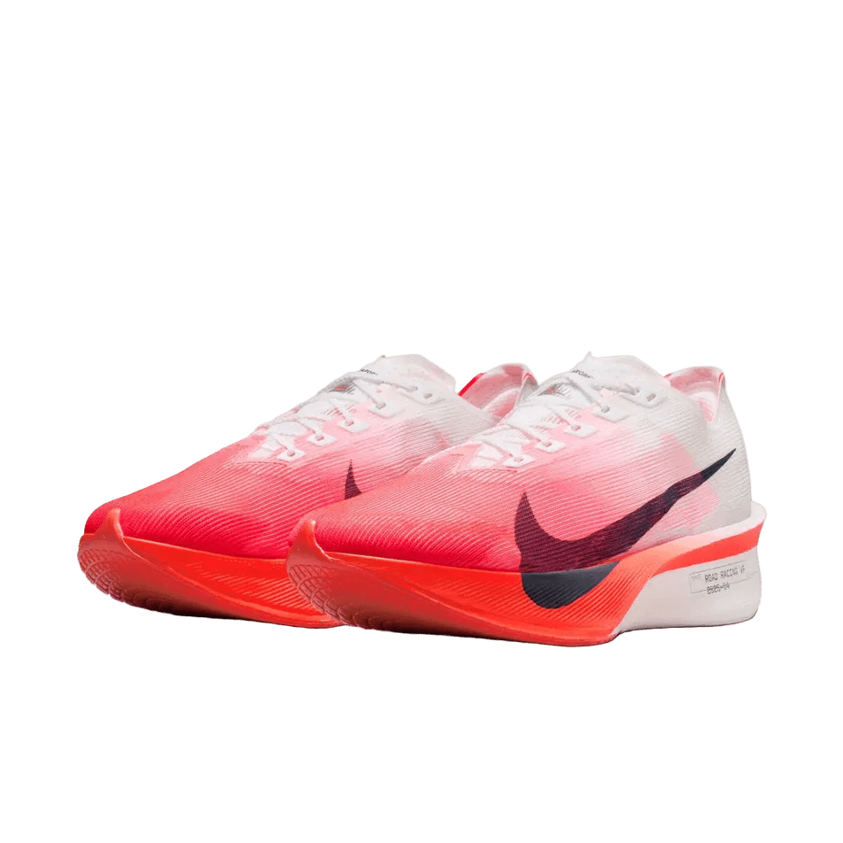 Nike Men's Vaporfly 4 Next% | White / Midnight Navy / Red - Interval Running