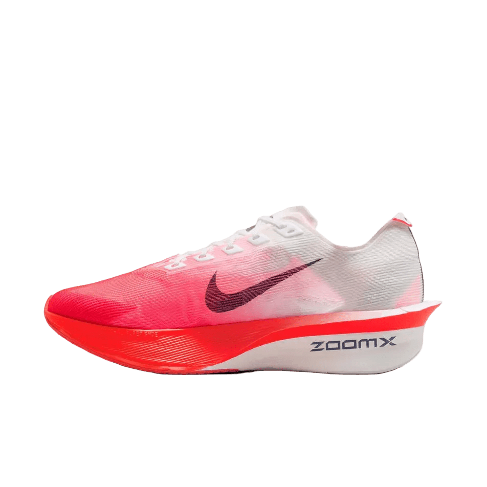 Nike Men's Vaporfly 4 Next% | White / Midnight Navy / Red - Interval Running