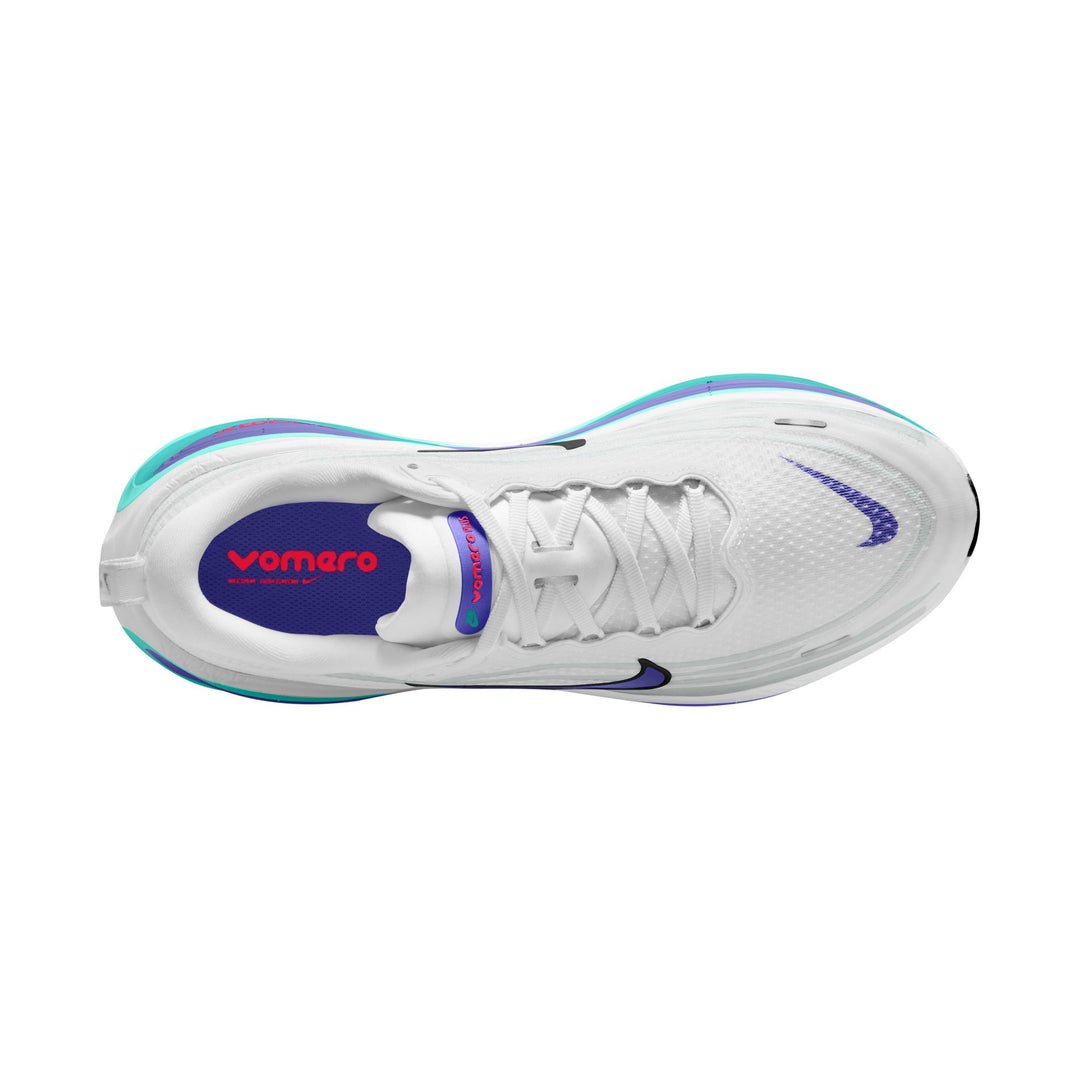 Nike Men's Vomero Plus | WHITE/BLACK - BRIGHT CONCORD - HYPER TURQ - Interval Running