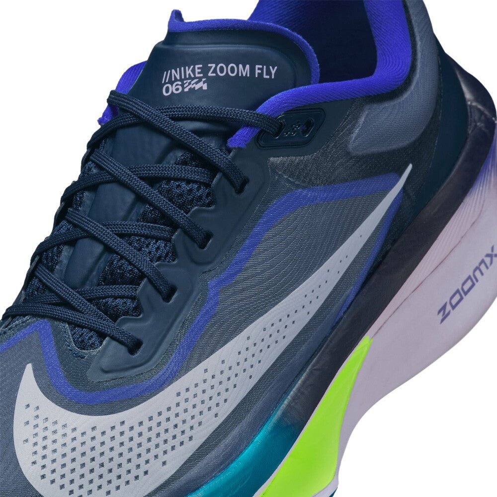Nike Men's Zoom Fly 6 - Obsidian / Persian Violet / Volt / White - Interval Running