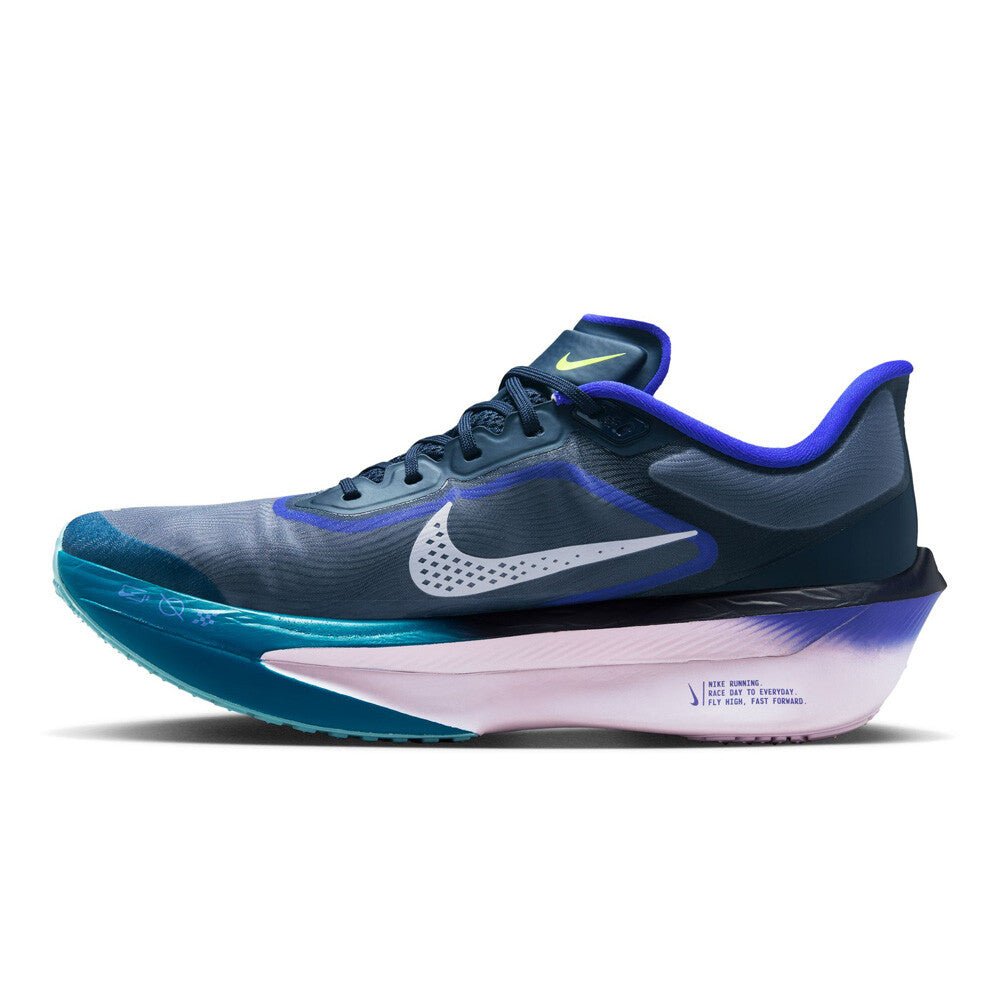 Nike Men's Zoom Fly 6 - Obsidian / Persian Violet / Volt / White - Interval Running