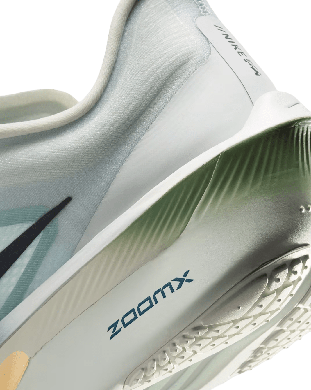 Nike Men's Zoom Fly 6 - Pure Platinum/Grey Fog/Ice Peach/Dark Obsidian - Interval Running