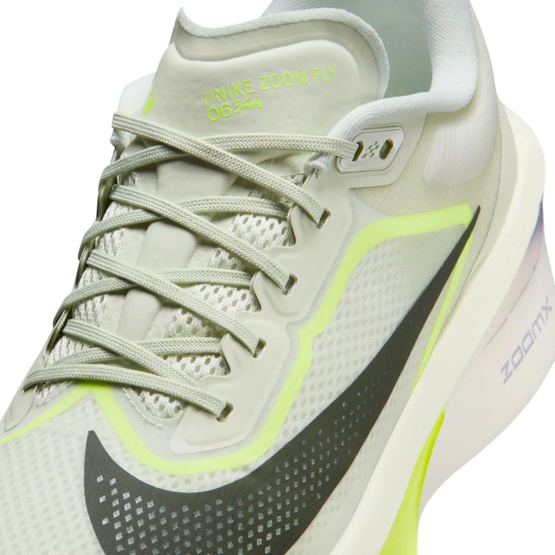 Nike Men's Zoom Fly 6 - Sea Glass / Sequoia / Ultralime / Phantom - Interval Running