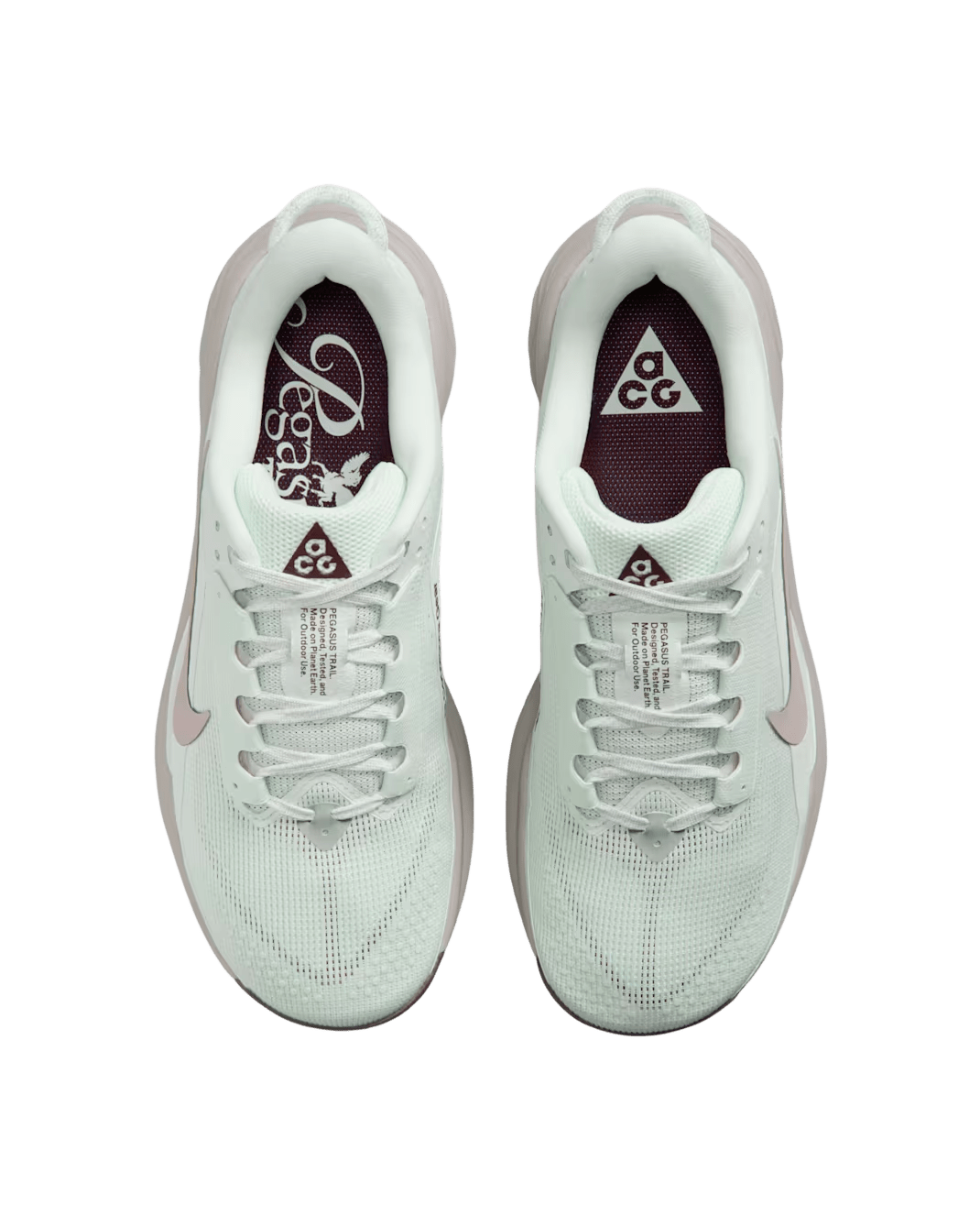 Nike Women's ACG Pegasus Trail - Barely Green / Light Bone / Tattoo / Silver Lilac - Interval Running