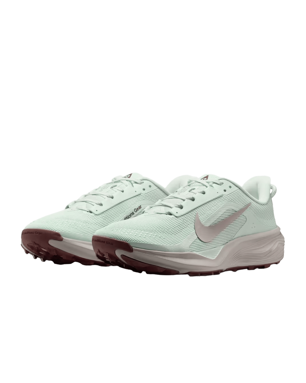 Nike Women's ACG Pegasus Trail - Barely Green / Light Bone / Tattoo / Silver Lilac - Interval Running