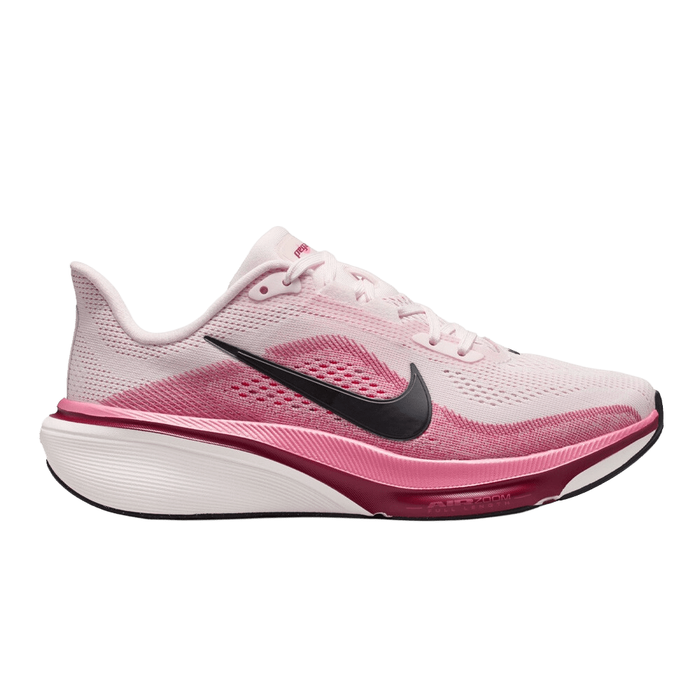 Nike Women's Pegasus 42 - Pearl Pink / Black / Peony / Team Crimson - Interval Running