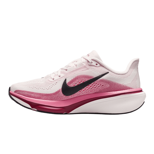 Nike Women's Pegasus 42 - Pearl Pink / Black / Peony / Team Crimson - Interval Running