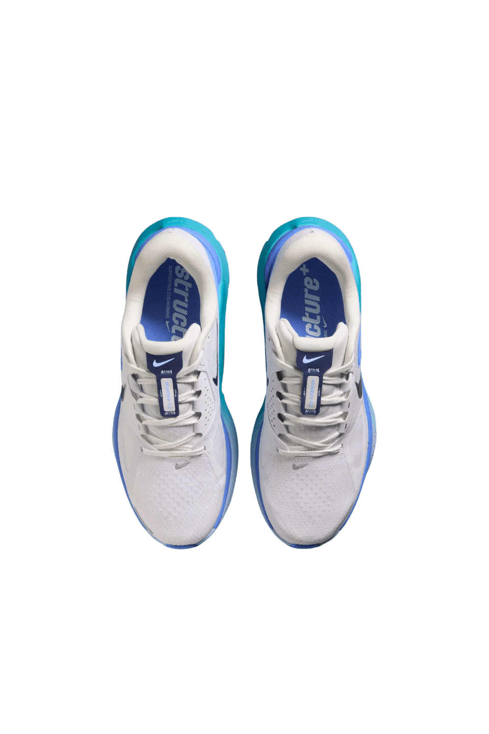 Nike Women's Structure Plus – White / Midnight Navy - Interval Running