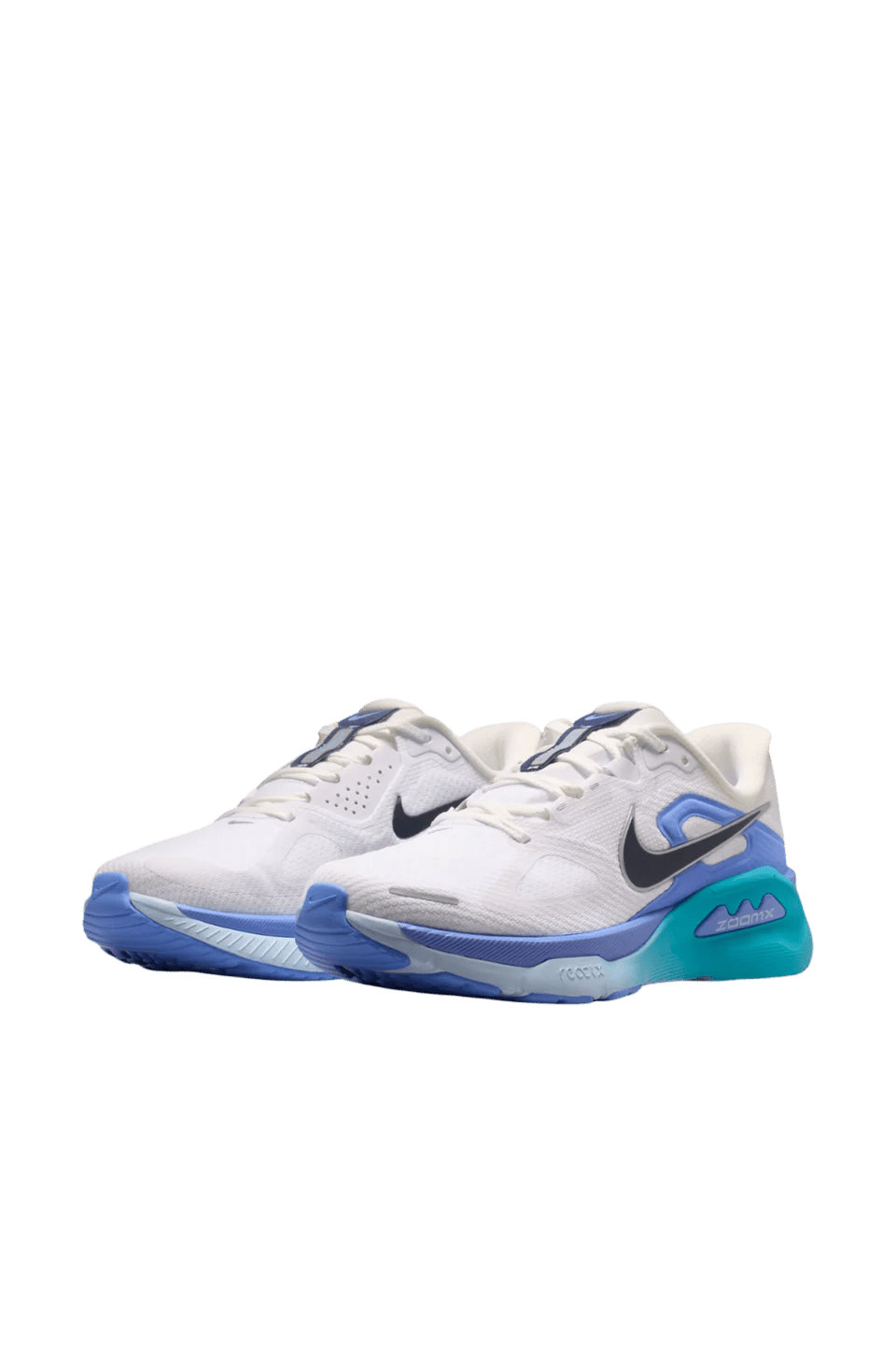 Nike Women's Structure Plus – White / Midnight Navy - Interval Running