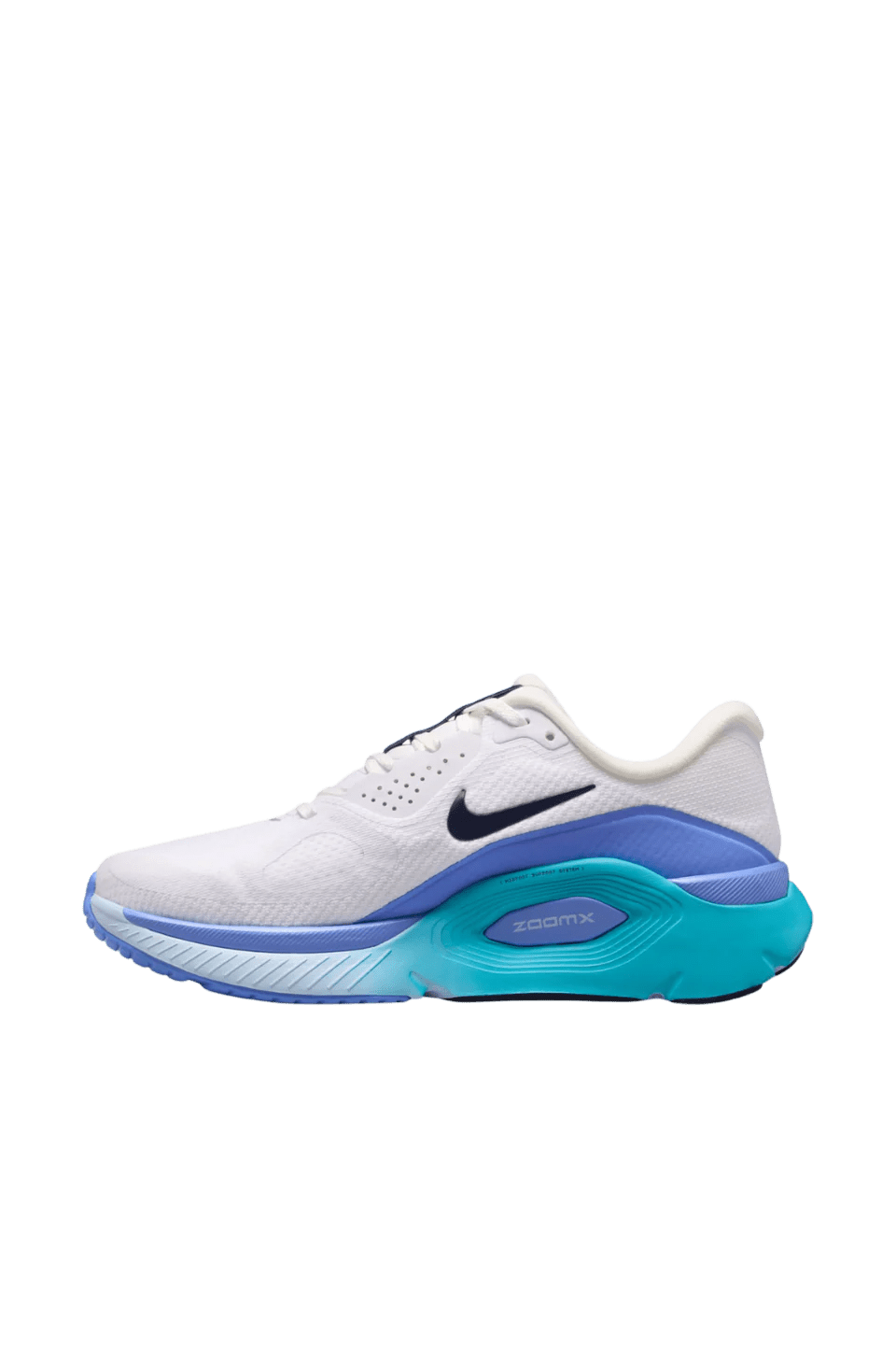 Nike Women's Structure Plus – White / Midnight Navy - Interval Running