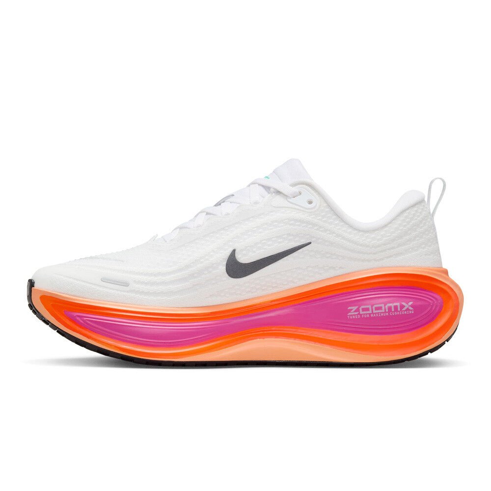 Nike Women's Vomero Plus - White / Fire Pink / Hyper Crimson / Black - Interval Running