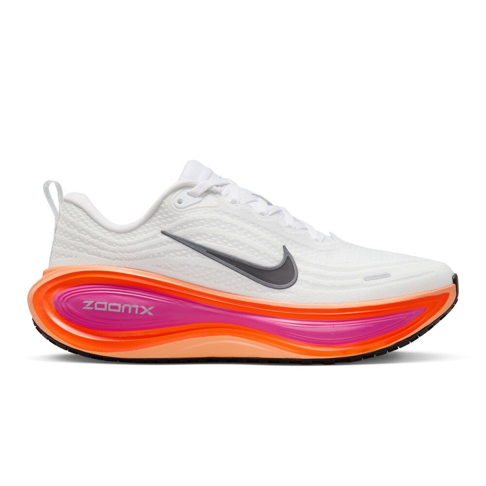 Nike Women's Vomero Plus - White / Fire Pink / Hyper Crimson / Black - Interval Running
