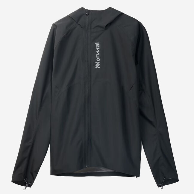NNORMAL Women's Trail Rain Jacket – Black - Interval Running