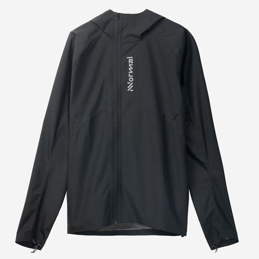 NNORMAL Women's Trail Rain Jacket – Black - Interval Running