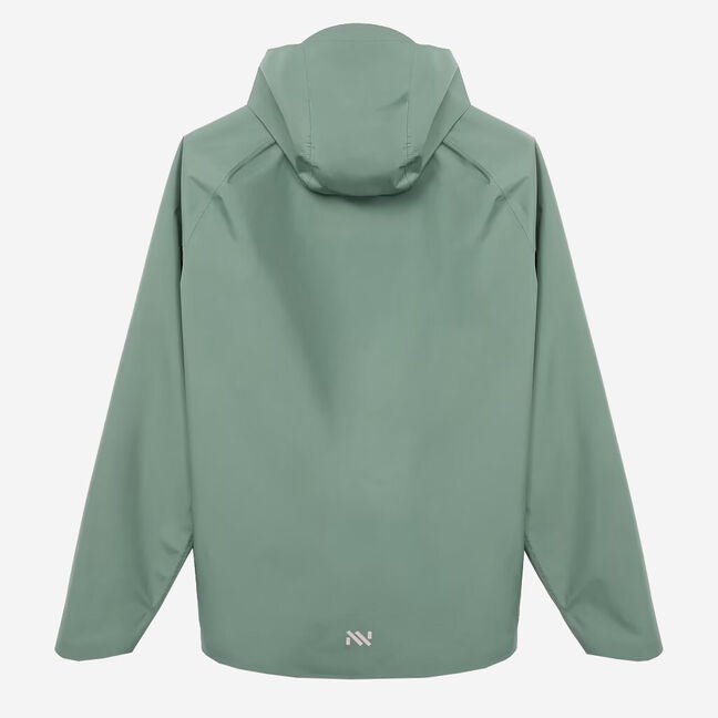 NNORMAL Women's Trail Rain Jacket – Green - Interval Running