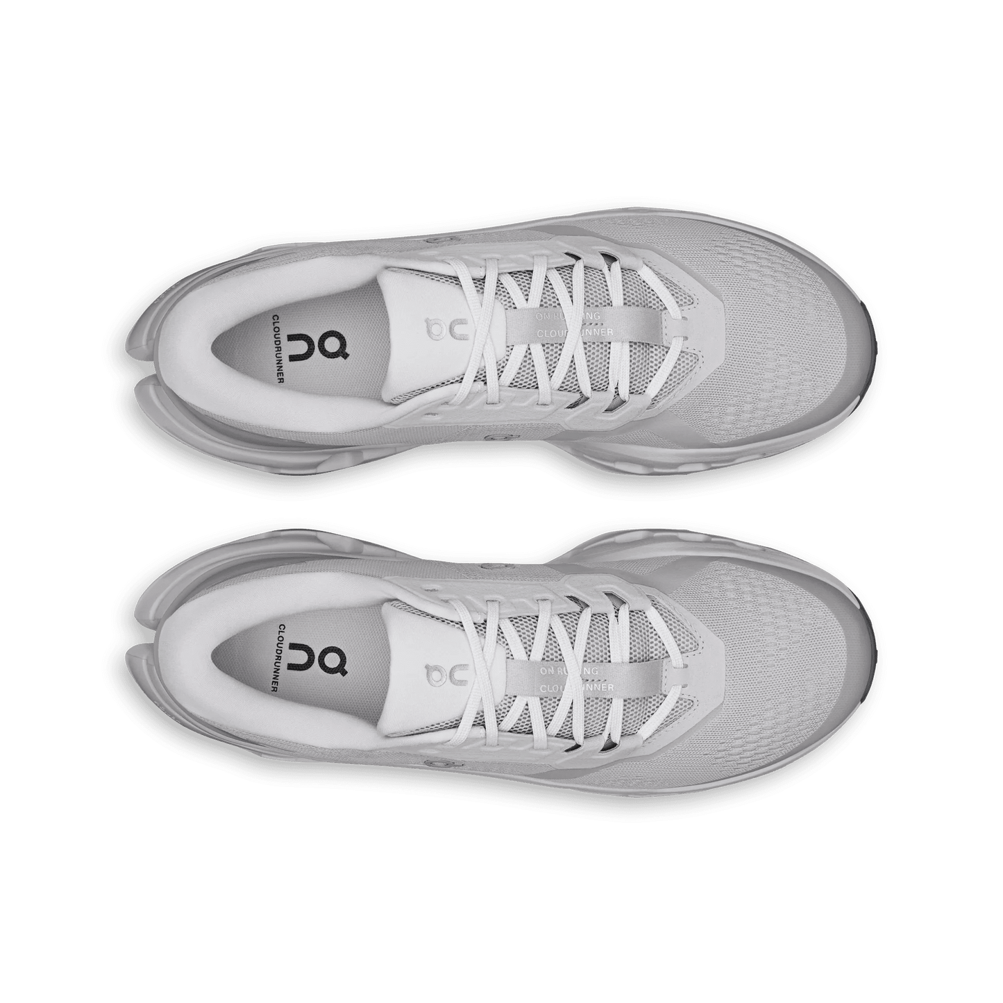 On Men’s Cloudrunner 3 - Glacier / Alloy - Interval Running