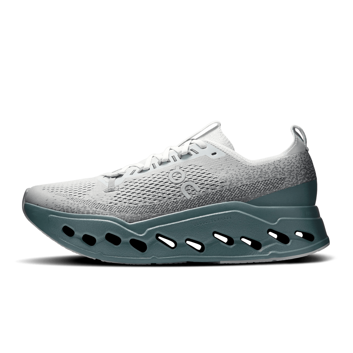 On Men’s Cloudsurfer Max – Iceberg / Olive - Interval Running