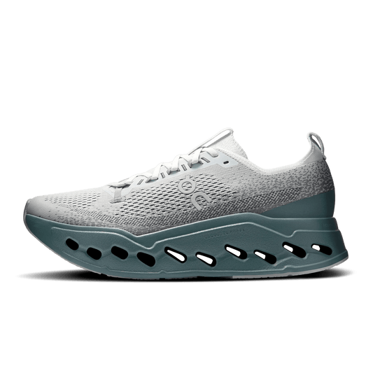 On Men’s Cloudsurfer Max – Iceberg / Olive - Interval Running