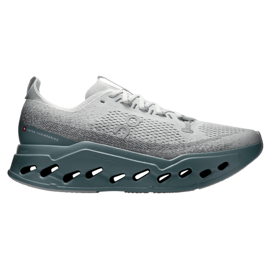 On Men’s Cloudsurfer Max – Iceberg / Olive - Interval Running