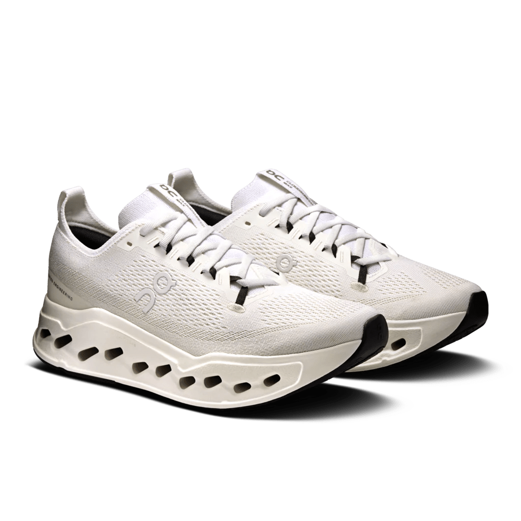 On Men’s Cloudsurfer Max – White - Interval Running