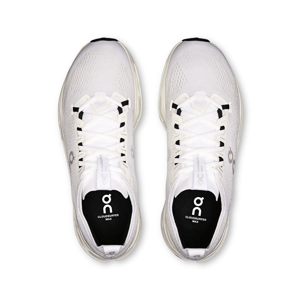 On Men’s Cloudsurfer Max – White - Interval Running