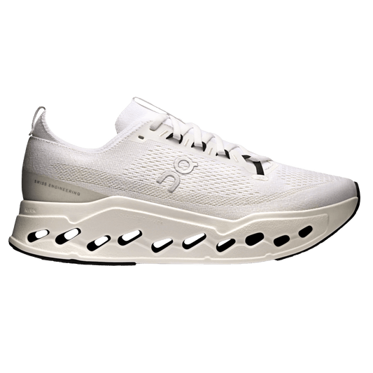 On Men’s Cloudsurfer Max – White - Interval Running