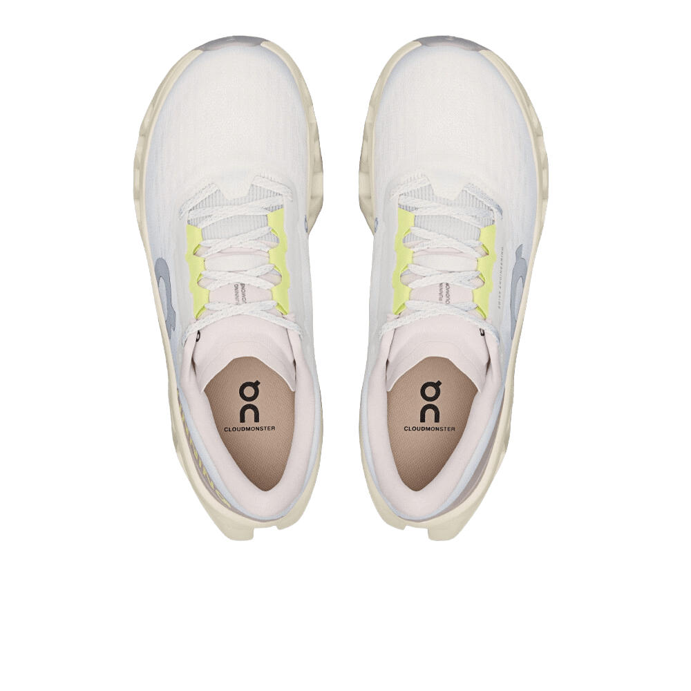 On Women’s Cloudmonster 3 - Ivory / Seedling - Interval Running