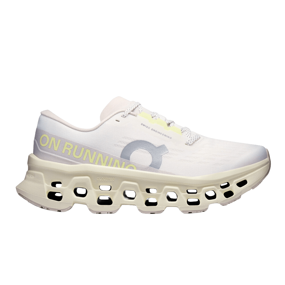 On Women’s Cloudmonster 3 - Ivory / Seedling - Interval Running