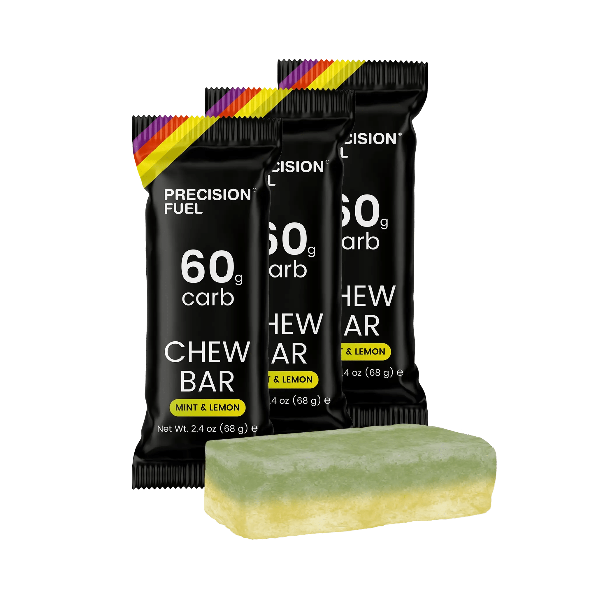 Precision Fuel 60 Chew Bar - MInt & Lemon - Interval Running