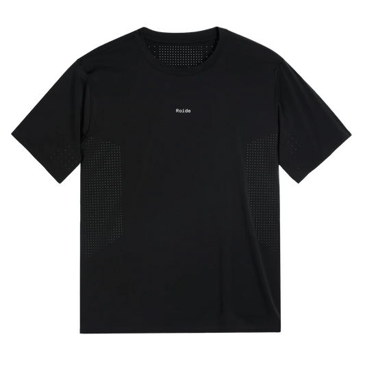 Raide Men's Thermal Dispersion Tee – Black - Interval Running