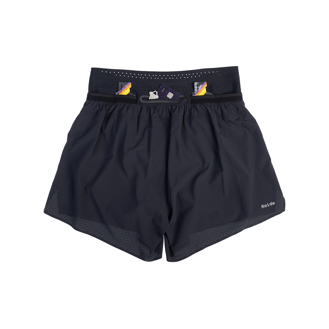 Raide Men's TrailTech Short | Black - Interval Running