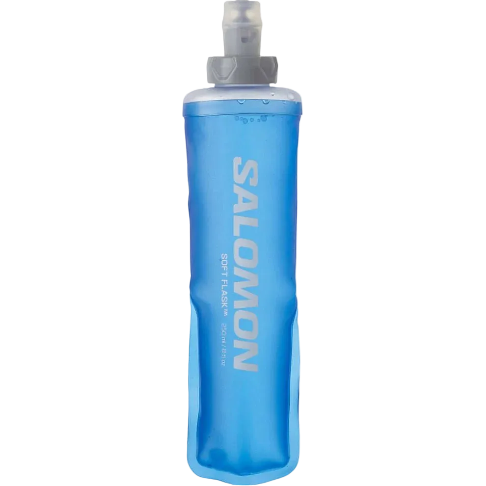 Salomon 250ml Soft Flask - Clear Blue - Interval Running