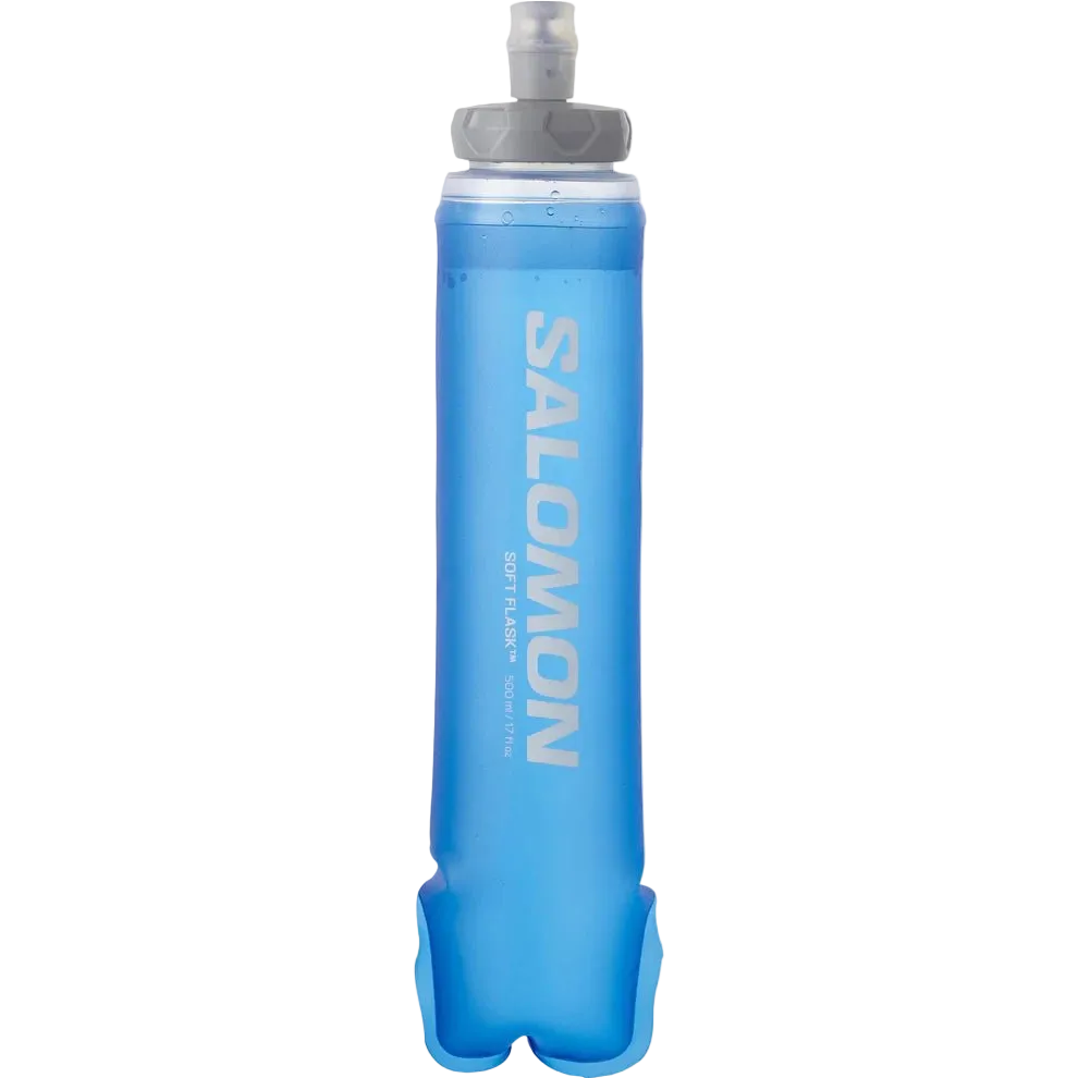 Salomon 500ml Soft Flask - Clear Blue - Interval Running