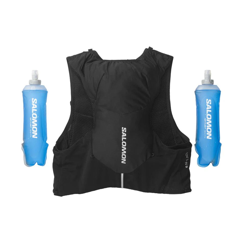 Salomon Adv Skin 5 Running Vest - Black - Interval Running