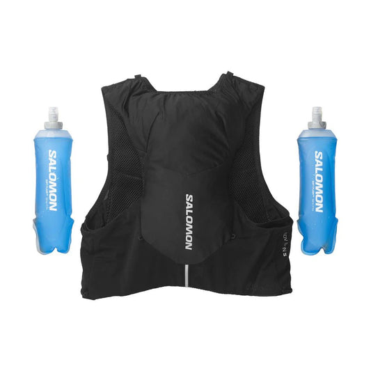 Salomon Adv Skin 5 Running Vest - Black - Interval Running