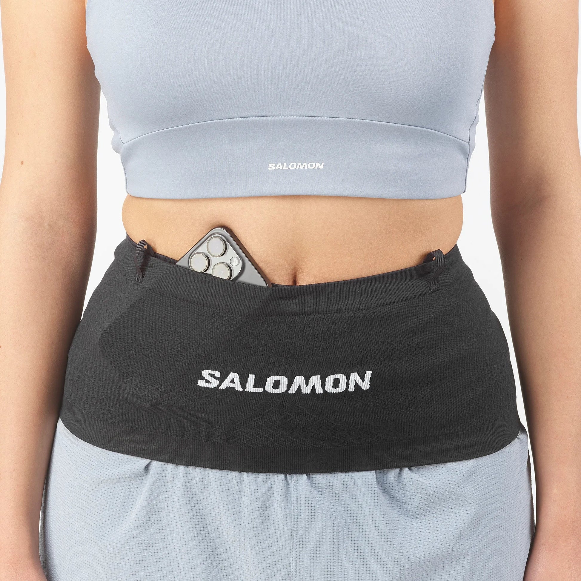 Salomon ADV Skin Seamless Belt - Black - Interval Running