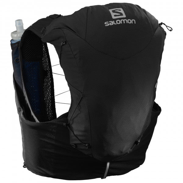 Salomon Advance Skin 12 Running Vest - Black - Interval Running